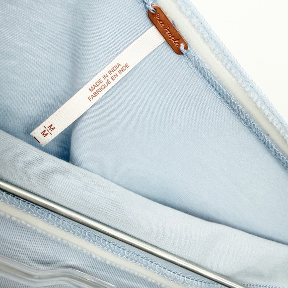 Free People Onda Tube Midi Dress Ballad Blue Size Medium New with Tags - Picture 8 of 11